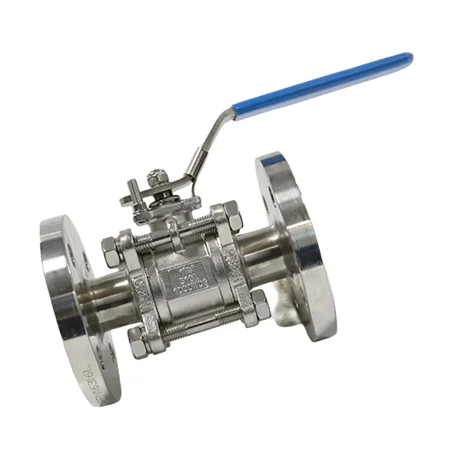 Non Retention Clamp End Two Way Handle Controled Ball Valve — 4/6
