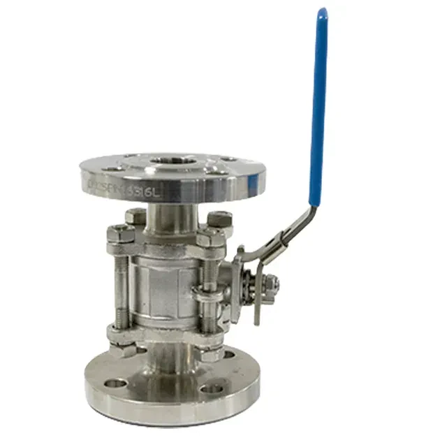 Non Retention Clamp End Two Way Handle Controled Ball Valve — 6/6