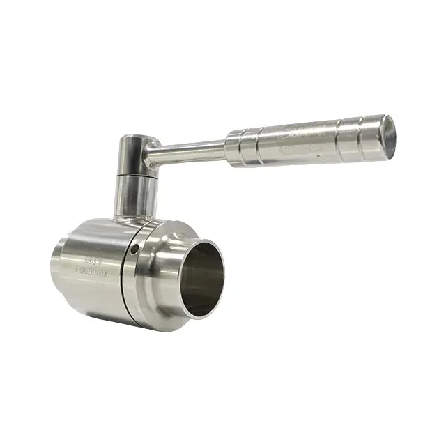 Sanitary Stainless Steel Manual Full Bore Weld End Ball Valve with SS Lever Handle — 2/6