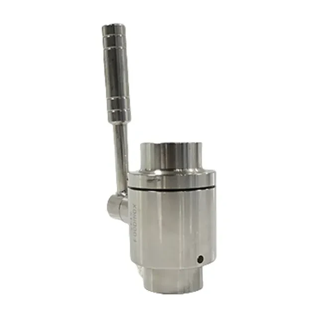 Sanitary Stainless Steel Manual Full Bore Weld End Ball Valve with SS Lever Handle — 4/6