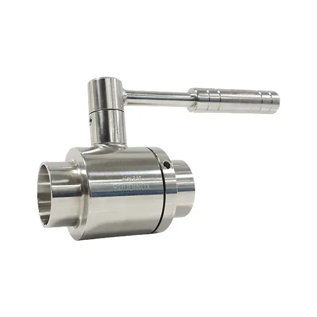 Sanitary Stainless Steel Manual Full Bore Weld End Ball Valve with SS Lever Handle — 6/6