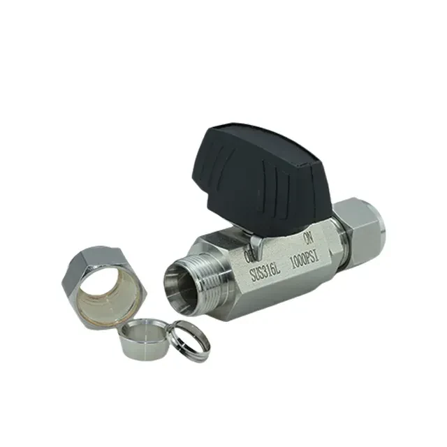 Sanitary Stainless Steel Floating Compression Ball Valve — 2/6