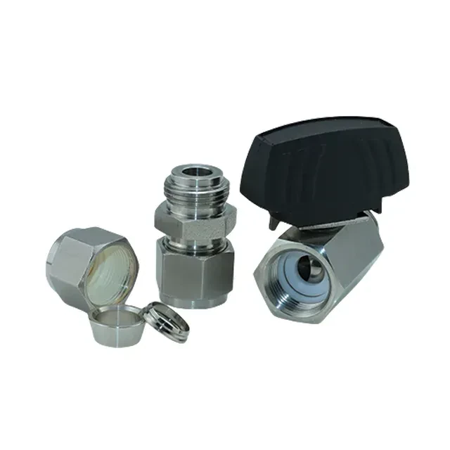 Sanitary Stainless Steel Floating Compression Ball Valve — 3/6