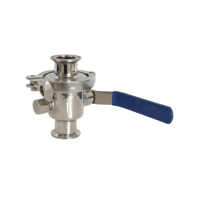 Sanitary Stainless Steel Manual Non-Retention Tri Clamp Knock-Down Ball Valve — 2/6