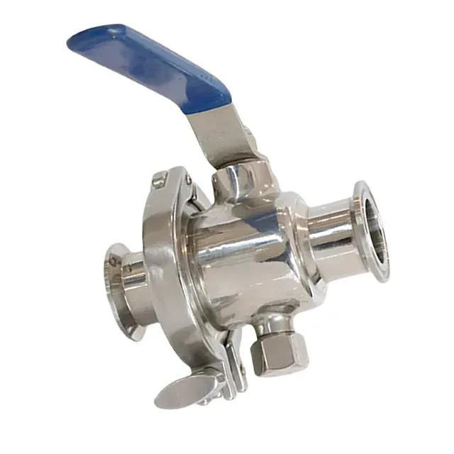 Sanitary Stainless Steel Manual Non-Retention Tri Clamp Knock-Down Ball Valve — 4/6