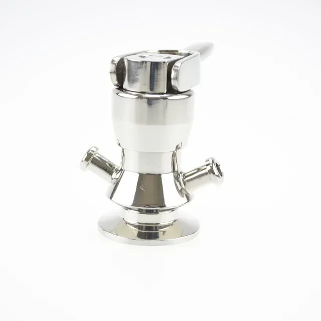 SS304 Sanitary Precision Casting Automatic Reset Inline Sampling Valves — 4/6