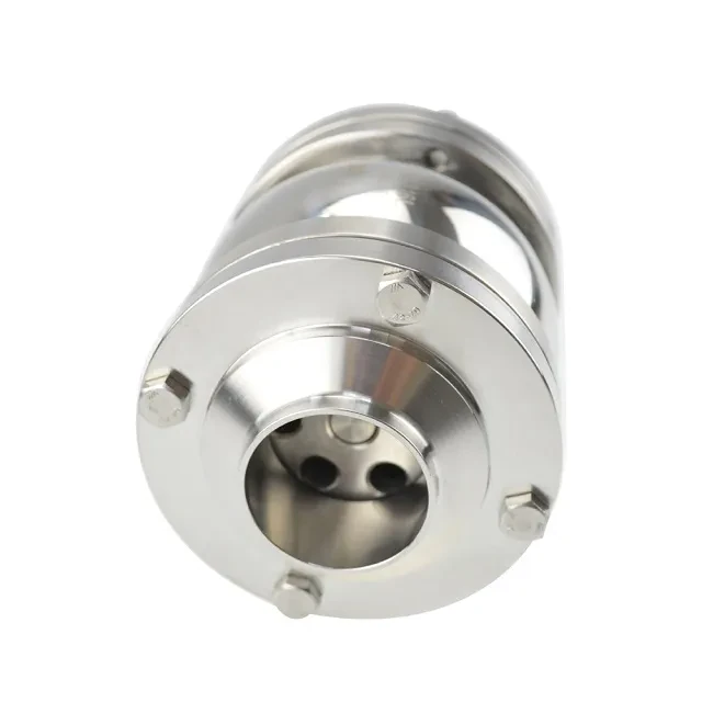 Stainless Steel Sanitary Double-union Non Return Valve for Liquid Control — 5/6