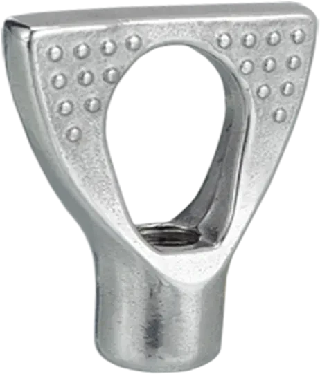 Sanitary Stainless Steel Blank Threaded  Thumbs  Wing Nut — 4/6