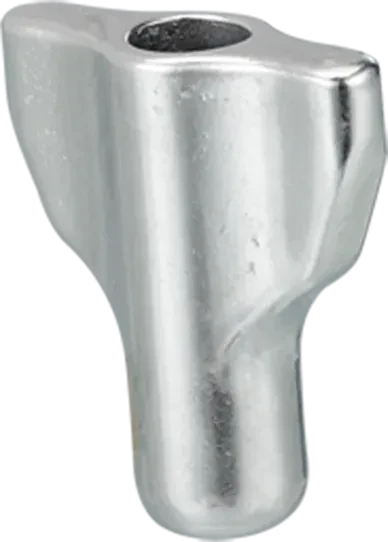 Sanitary Stainless Steel Blank Threaded  Thumbs  Wing Nut — 5/6