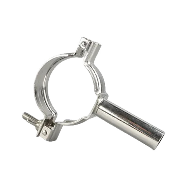 Stainless Steel Sanitary Bolted Pipe Fittings Holder with Wing Nut — 2/6