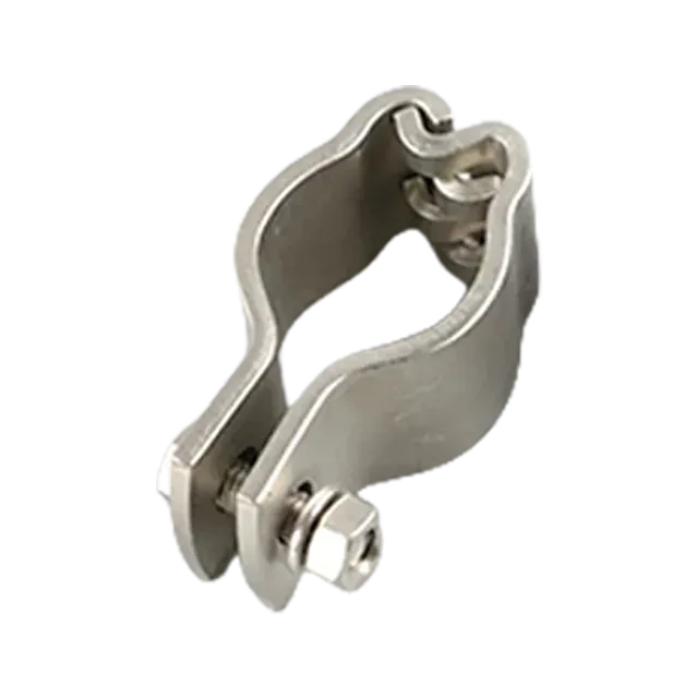 Stainless Steel Adjusting Open Joint Hinged Pipe Clamp Holding Bracket — 3/6