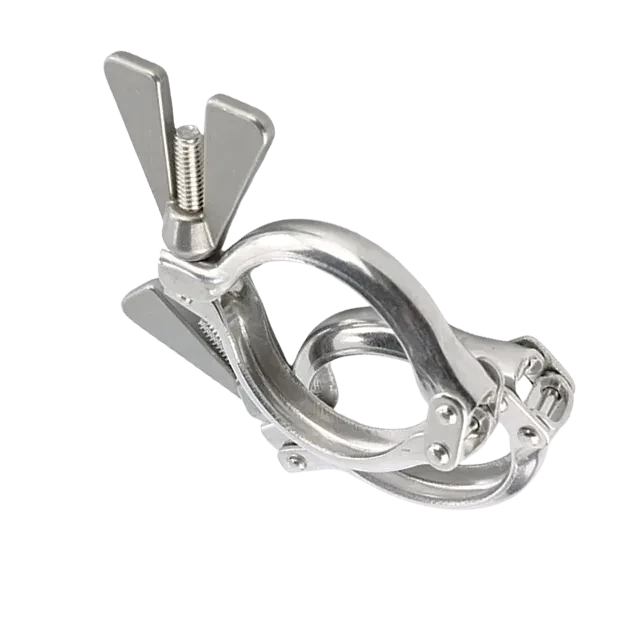 Stainless Steel  Heavy Duty S Type TriClamp Pipe Bracket for Steel Pipes — 6/6