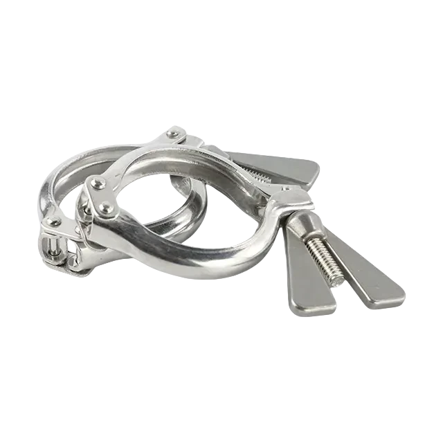 Stainless Steel  Heavy Duty S Type TriClamp Pipe Bracket for Steel Pipes — 2/6