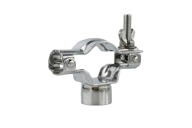Stainless Steel  Adjustable Bolt-On Threaded Pipe Support Bracket — 2/6