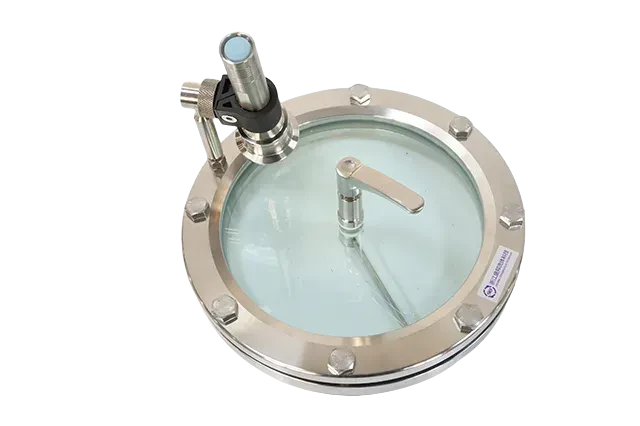 SS304 Tempered Flanged Sight Glass with Stainless Steel Inspection Light — 2/6