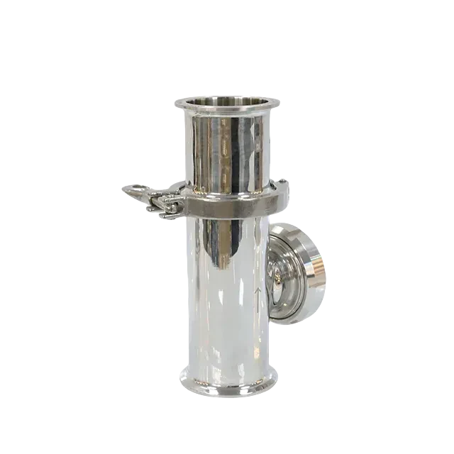 SS304 Stainless Steel High Performance Clamped Longitudinal Sight Flow Glass — 2/6