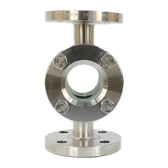Stainless Steel Circular Sight Glass Liquid Flow Indicator — 6/6