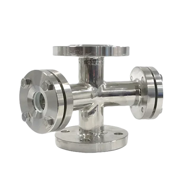 Stainless Steel Neck Flanged Circular Sight Glass — 5/6