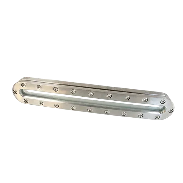 Stainless Steel  Elipse Obround Sight Glass Fitting — 3/6