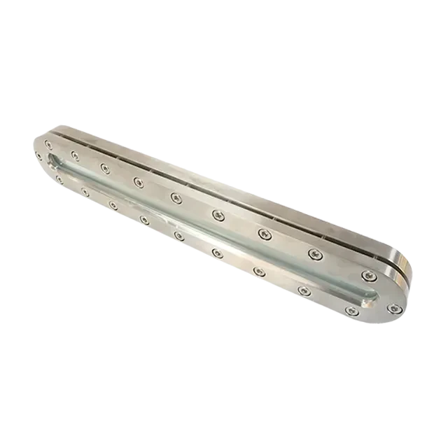 Stainless Steel  Elipse Obround Sight Glass Fitting — 4/6