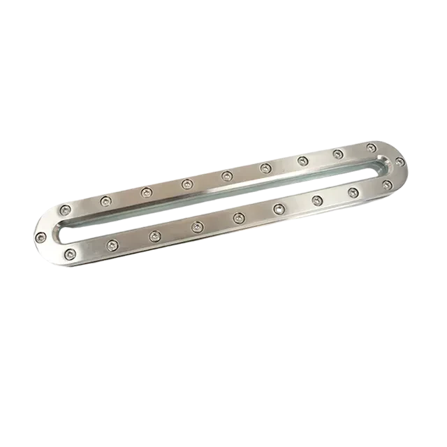 Stainless Steel  Elipse Obround Sight Glass Fitting — 2/6