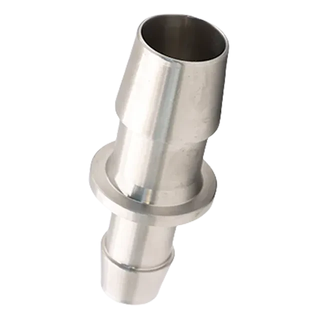 Sanitary Stainless Steel Aseptic Single Straight Hose Tube to Tube Coupling Adaptor Fitting — 6/6