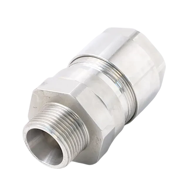 Sanitary Stainless Steel Aseptic Crimp Hose Fittings Female Swivel Connector Fitting — 6/6