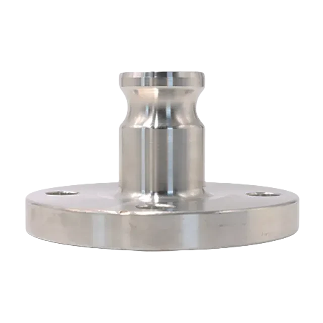 Sanitary Stainless Steel Food GradeF Type Flange Camlock Coupling Adaptor Fitting — 2/6
