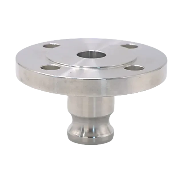 Sanitary Stainless Steel Food GradeF Type Flange Camlock Coupling Adaptor Fitting — 4/6