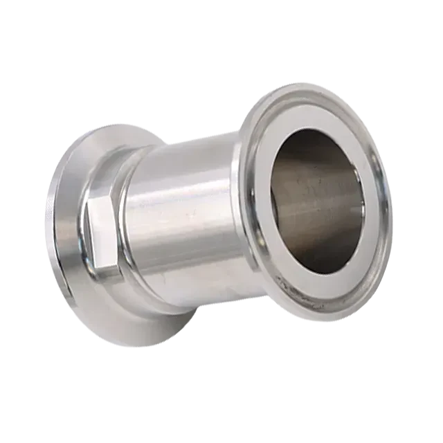 Sanitary Stainless Steel Food Grade  TriClamp  to TriClamp Ferrule  Adaptor Fitting — 5/6