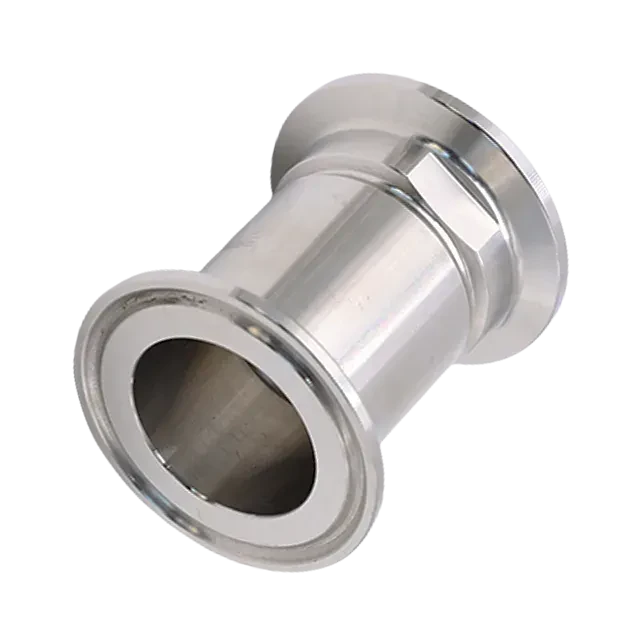Sanitary Stainless Steel Food Grade  TriClamp  to TriClamp Ferrule  Adaptor Fitting — 6/6