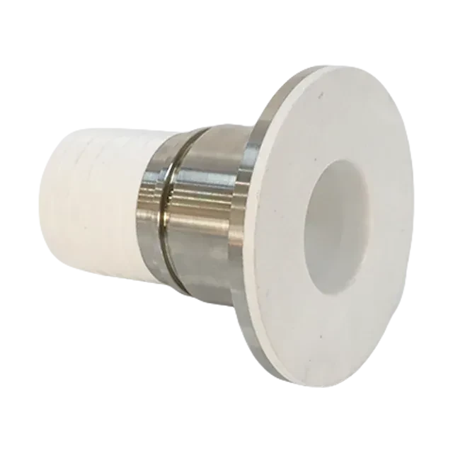 Sanitary Stainless Steel PTFE Lined Tri-Clamp Hose Barb Adaptor Fitting — 2/6