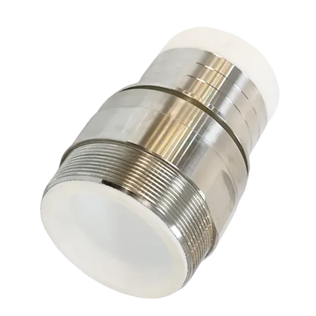 Sanitary Stainless Steel Aseptic PFA Lined  Male NPT to Barbed  Adaptor Connector Pipe Fitting — 3/6