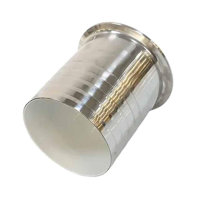 Sanitary Stainless Steel Food Grade PTFE Lined Tri Clamp to Hose Barbed Adapter Hose Pipe Fitting — 3/6
