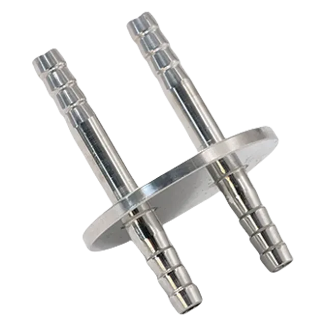 Sanitary Stainless Steel Food Grade Bottle Cap Adaptor Fitting Headpiece with Two Nozzles — 6/6