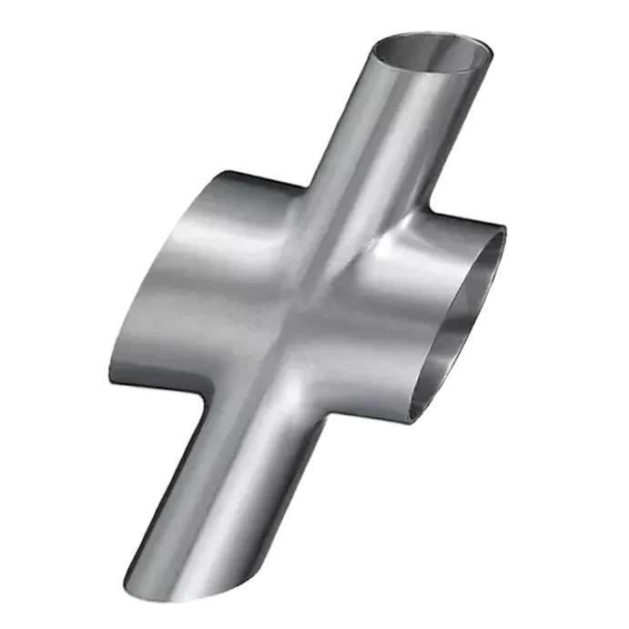 Stainless Steel Sanitary Grade  ISO2037  SMS JN-FT-20 2014 Pulled Cross for Pipe Line — 2/6
