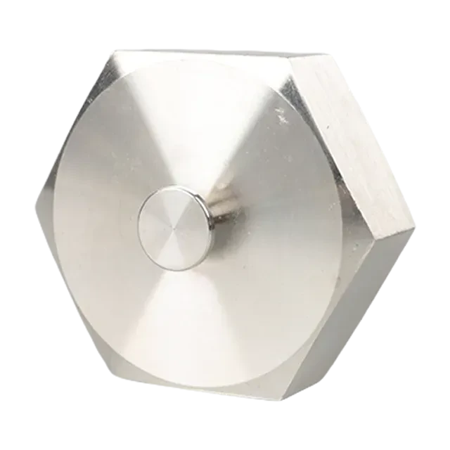 DIN11851 Stainless Steel Sanitary Hygienic  4 Slot Blank Nut with Chain — 4/6