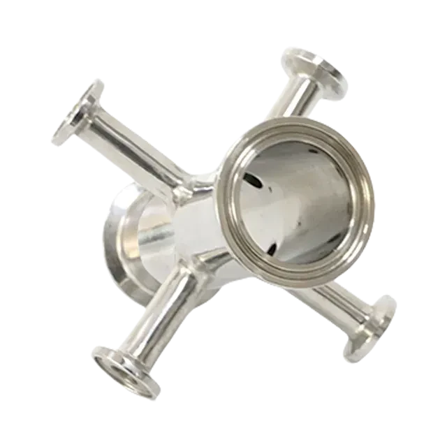 SS316L AS1528.3 JN-FT-20 5020Star Multi Way Clamped Cross with Mirror Polishing — 2/6