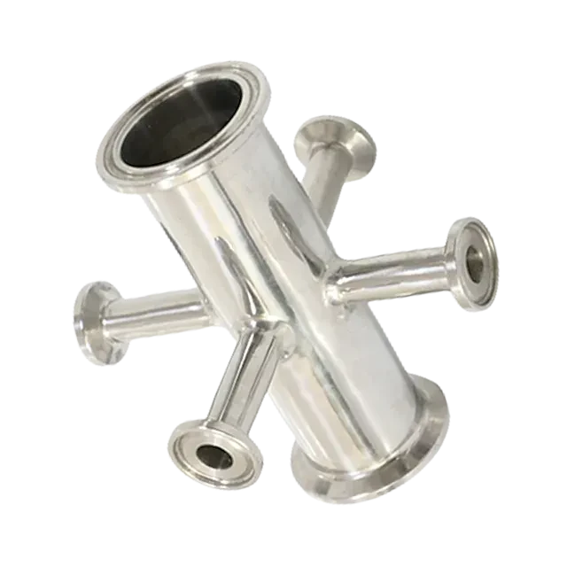 SS316L AS1528.3 JN-FT-20 5020Star Multi Way Clamped Cross with Mirror Polishing — 6/6