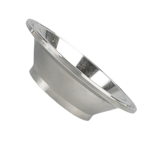 Stainless Steel Sanitary Seamless V Band Flange Galvanized Polished Exhaust Reducer — 3/6