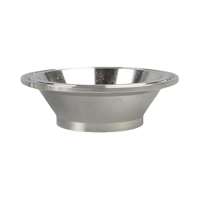 Stainless Steel Sanitary Seamless V Band Flange Galvanized Polished Exhaust Reducer — 4/6
