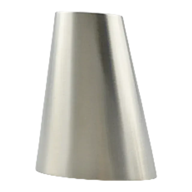 DIN JN-FT 20 1020 Stainless Steel 31/32-14MP  	ISO1127 Tri Clover Weld Ecentric Reducer — 3/6