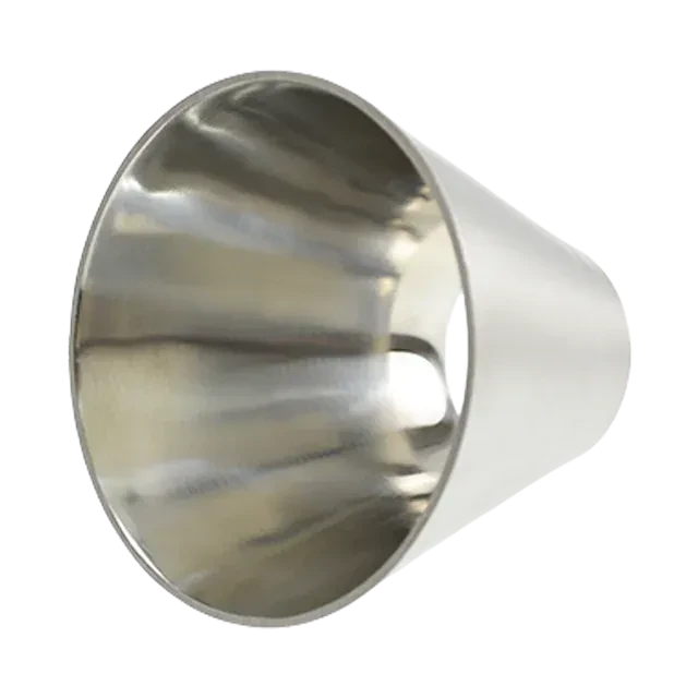 DIN JN-FT 20 1020 Stainless Steel 31/32-14MP  	ISO1127 Tri Clover Weld Ecentric Reducer — 5/6
