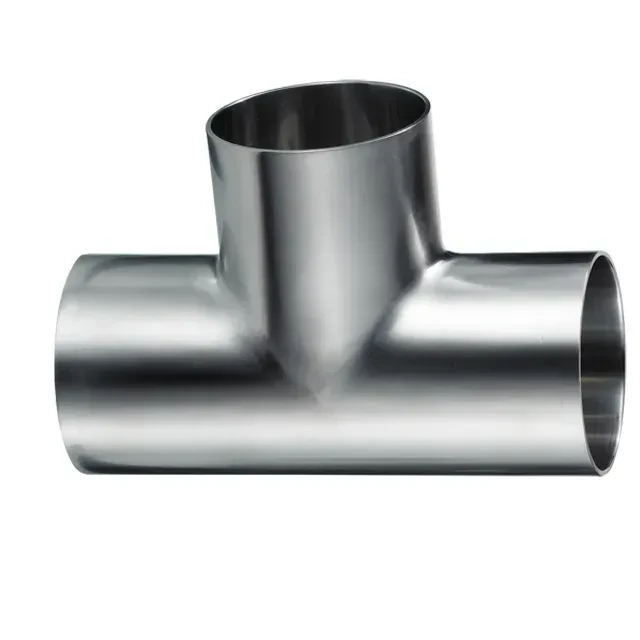 Stainless Steel Sanitary  SMS  AS1528.3 Pull Short Welded Tee JN-FT-23 5015 — 6/6