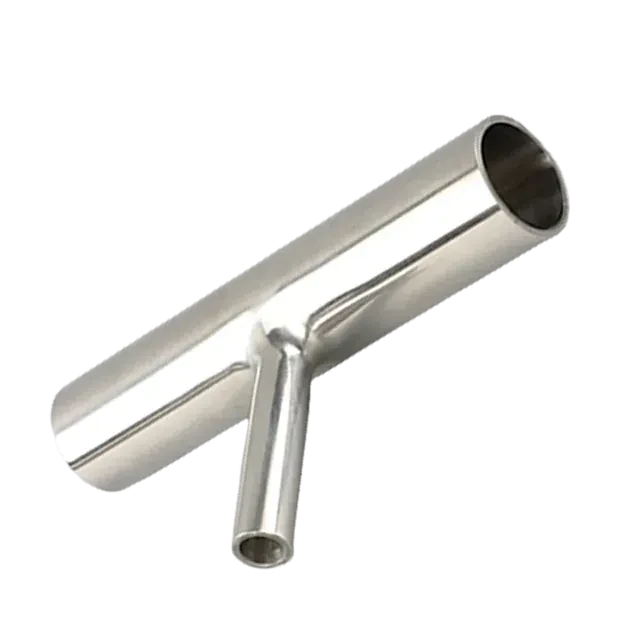 Stainless Steel Mirror Surface AS1528.3-7MP Long Welded Tee Ends Ferrule JN-FT-23 5019 — 5/6