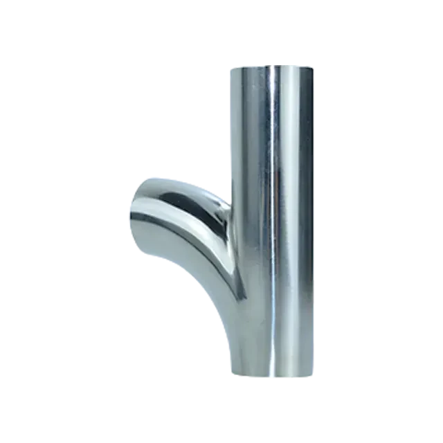 Stainless Steel Pickling  DIN11850 3A R Type Welded Swept Tee for Milk JN-FT-23 3018 — 3/6