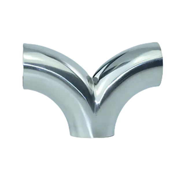 Stainless Steel Pickling  DIN11850 3A R Type Welded Swept Tee for Milk JN-FT-23 3018 — 4/6