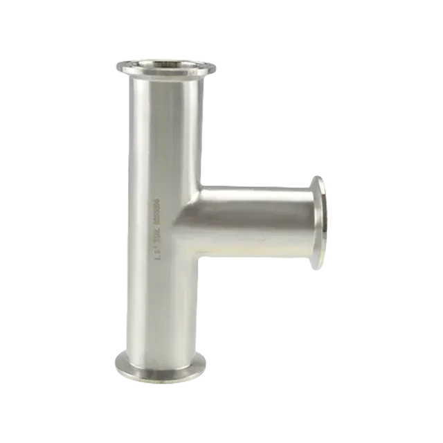 Stainless Steel Sanitary DIN-D7W  AS1528.3 Tri Clamp Equal Tee Tri Clover Fitting — 2/6