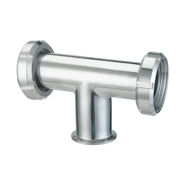 Stainless Steel Sanitary ISO/IDF  AS1528.3 Threaded Equal Tee  JN-FT-23 5014 — 2/6