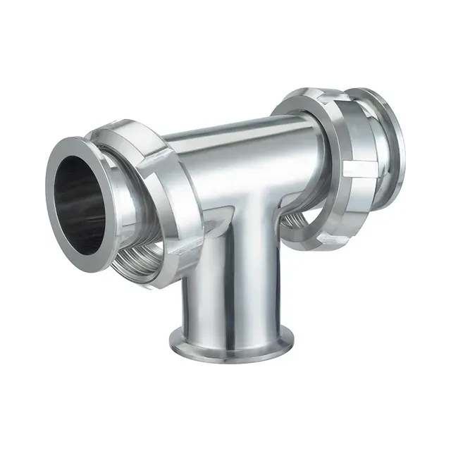 Stainless Steel Sanitary ISO/IDF  AS1528.3 Threaded Equal Tee  JN-FT-23 5014 — 3/6
